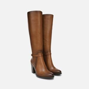 Naturalizer KALINA KNEE HIGH BOOT Size 7W wide calf in CiderSpice Leather